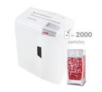 HSM X6pro destructeur de papier Découpage en particules 58 dB 22 cm Argent, Blanc