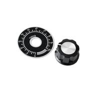 HSMXNEONJB 1 jeu de boutons cadran A03 + bouton en bakélite MF-A03 avec plaque graduée/potentiomètre numérique à échelle feuille
