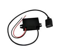 HSMXNEONJB 11-90V 60V 72V to 5V 3A 15W DC Converter Type-C Male Power Supply Car Charger for Mobile Phone Charging Socket(USB with Screw)