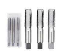 HSMXNEONJB 3Pcs HSS Machine Thread Screw Taps M2-M24 Straight Fluted Screw Thread Tap Metric Hand Taps Drill Bit Set Hand Tools(3pcs M16x2.0)