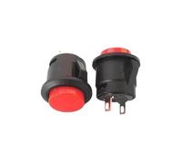HSMXNEONJB 5PCS RED Cassette Inching Switch Button Switch Button R13-507 16mm Round Since the reset switch