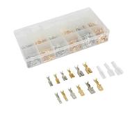 HSMXNEONJB Assortiment de 540 cosses mâles et femelles de 2,8/4,8/6,3 mm, connecteurs électriques bout à bout, cosses de câble, kit de cosses à