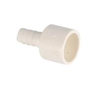 HSMXNEONJB Garden pipe fitting 2Pcs 20mm to 8/10/12/14/16/18mm Barbed PVC Straight Reducing Connector Pump Joint Fish Tank Pipe (White,20mm to 8mm)