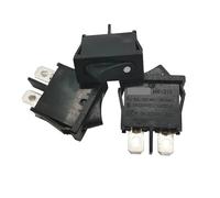 HSMXNEONJB Interrupteur de bateau ultra-mince MR-21S, 2 broches, 2 vitesses, bouton TV LCD, 9,5 mm x 21 mm, 6 A, 250 V