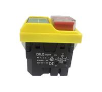 HSMXNEONJB Interrupteurs électromagnétiques étanches à bouton-poussoir DZ04, 4 broches, for rectifieuse, 250 V CA, 8 (6) A