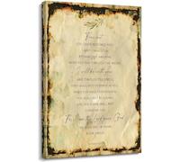 HSMXNEONJB Isaiah 43 1-3 Wall-Art Fear Not For I Have Redeemed You Scripture Poster Canvas Print for Home Decor(Unframed,08x12inch(20x30cm))