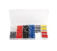 HSMXNEONJB Kit de 1200embouts de sertissage de fils de tailles variées, cosses isolées, assortiment de 22 à 8