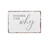 HSMXNEONJB Remember Your Why Novelty Decor 12x8 Inch