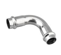 HSMXNEONJB Stainless Steel Cast Pipe Fitting, 1PCS DN15-DN50 Double Compression Equal Diameter 90 Degree Elbow, 304 Stainless Steel Double Clamp Elbow, Water Pipe Fittings (ID 32MM)