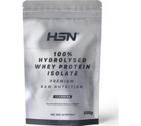 HSN 100% Proteína de Suero Hidrolizado Aislada Sin Sabor 500g