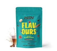 HSN Arôme pour protéines lactées | Goût café au lait 200 g = 66 prises par paquet | Pour le régime céto et végétalien | Extrêmement faible en calories et en sucre | Non-OGM, sans gluten