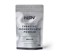 HSN Créatine Monohydrate Micronisée 1 kg | 100% Pure, Sans Arôme | Vegan, Sans Gluten et Sans Additifs | Haute Solubilité et Pureté Maximale | Doseur Non Inclus