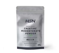 HSN Créatine Monohydrate Micronisée 500 g | 100% Pure, Sans Arôme | Vegan, Sans Gluten et Sans Additifs | Haute Solubilité et Pureté Maximale | Doseur Non Inclus