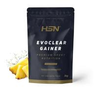 HSN Evoclear Gainer Ananas 1 kg | Mass Gainer Clear léger | Protéine isolée WPI + glucides 2:1 | Magnésium et DigeZyme | Sans gluten sans soja | Convient aux végétariens | Doseur non inclus