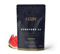 HSN Evohydro 2.0 Protéine sans lactose | Saveur pastèque 500 g = 17 prises par paquet | isolat de protéines hydrolysées de lactose | Hydro Whey | Non-OGM, végétalien, sans gluten