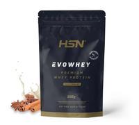 HSN Evowhey Protein sans édulcorants | Cannelle 500 g = 17 prises par sachet concentré de protéines de lactosérum | 100 % Whey Protein Concentrate | Non-OGM, végétalien, sans gluten ni soja