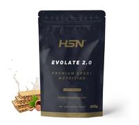 HSN Isolat de protéines de lactosérum CFM Evolate 2.0 | Récipient noisettes 500 g | Whey Protein Isolate 90 % + Enzymes DigeZyme | Sans doseur | Non-OGM, végétalien, sans gluten ni soja