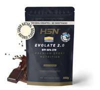 HSN Isolat de protéines de lactosérum Evolate 2.0 (sans édulcorants) | Chocolat 500 g | Whey Protein Isolate CFM + enzymes digestives | Sans doseur | Végétarien, sans gluten ni soja