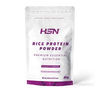 HSN Rice Protein | Vegan Brown Rice Protein Concentrate | Rice Protein Powder | Recovery + Muscle Mass | Sugar Free, Lactose Free, Natural Flavor, 2Kg