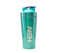 HSN Shaker We Are Nutrition! Acier Inoxydable | 739ml | Bleu Métallisé | Gobelet Mélangeur avec Système de Mélange Optimal dans le Couvercle (Sans BPA) | Fermeture Anti-Fuites | Sans Odeur | Facile à