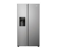 Haier Réfrigérateur américain HSOGPIE9183 – 515 L (337+178) – Classe E – 40 dB – Gris