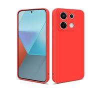 HSP Funda Para Xiaomi Redmi Note 13 Pro 5G [resistente al polvo] Carcasa protectora silicona TPU | Anti-arañazos Antigolpes Anti-Choques | Protección de cámara | Suave Blanda Delgada Case | Rojo