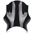 HSPORT Moto Écran Pare Brise pour ZRX1100 ZRX400 ZRX1200 ZR750 ER5 pour Zephyr 550 ZR550B pour Zephyr 750 ZR750C Toutes Les Années Phare Pare Brise Rond Déflecteur Bulle(Zwart)