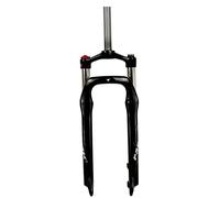 HSQMA Fourche De Vélo De Neige 26 Pouces Fat Bike Fourche À Suspension D'huile 125 Mm De Débattement 135 Mm 1-1/8" Fourche Avant Verrouillage Manuel, for 4.0 Fat E-Bike (Color : Black 26'')