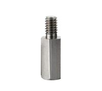 HSQPMGPRJ Entretoise Hexagonale en Acier Inoxydable M4 M5 M6 M8 M10, 1 À 10 Pièces, Boulons D'espacement De Fixation for Montage Carte Mère D'ordinateur PCB(M10x80-15mm-1pcs)