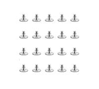 HSQPMGPRJ Lot de 1/2/4/10/20/24 Fermetures magnétiques for Rideaux Douche, Fixation Murale, Amovibles(20 Pair,17MM)