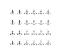 HSQPMGPRJ Lot de 1/2/4/10/20/24 Fermetures magnétiques for Rideaux Douche, Fixation Murale, Amovibles(24 Pair,25MM)