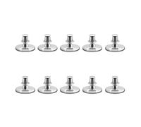 HSQPMGPRJ Lot de 1/2/4/10/20/24 Fermetures magnétiques for Rideaux Douche, Fixation Murale, Amovibles(10 Pair,17MM)