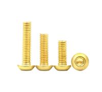 HSQPMGPRJ Vis À Tête Cylindrique en Laiton ISO7380, 5 10 Pièces, Douille M5 M6 M8(X6mm,M5 (10Pcs))