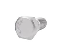 HSQPMGPRJ Vis Anti-desserrage en Acier Inoxydable M5 M6 M8 M10 M12 M14 M16 304 A2, Tête Hexagonale Extérieure, Demi-Filetage, Longueur des Boulons 12mm-80mm, 1/2 Pièces(M16x70mm-1pcs)