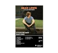 hsqxidhz Poster de couverture de l'album Dean Lewis - The Place We Know - Impression sur toile - Décoration murale pour salon, chambre à coucher - 30 x 45 cm