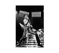 hsqxidhz Poster vintage Freddie Mercury Queen - Live In Sao Paulo 1981 - Poster sur toile pour décoration murale de salon, chambre à coucher (50 x 75 cm)