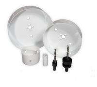 HSS Bi-Metall Scie cloche Couronnes de perçage Mèches pour boîtes Construction à sec 83 mm avec prise 6 pans