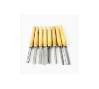 Accessoires outils à main GENERIQUE HSS Jeu 8 Tour Chisel Piece Set Pour Tournage de bois Outils Chisel Gouge Travail du bois @HJS90529241