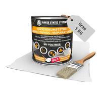 HSS® Membrane d'Étanchéité - 1 kg Jointe, Colle, Rebouche - Réparation de Fuites, Infiltrations, Fissures - Tous Matériaux - Directe Sans Primaire - MS Polymère - 1 m², MS Polymère (Gris 1kg Set)