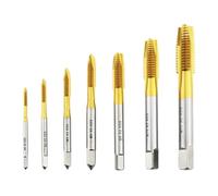 HSS Screw Tap Drill Bit M2 M2.5 M3 M3.5 M4 M5 M6 M8 M10 M12 Metric Straight Flute Thread Tap Hand Tools*2pcs(M16x2.0)