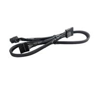 HSSDTECH Câble d'alimentation pour EVGA Supernova 650 750 850 1000 G2 G3 G3 6 Pin to 2X SATA