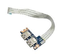 HSSDTECH Charge USB Carte Jack Dock Port Socket pour HP 240 G3 14-R Carte secondaire USB Module USB avec câble flexible inclus