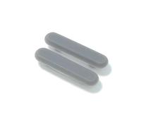HSSDTECH Kurze Lot de 2 pieds de boîtier inférieur de rechange pour Lenovo ThinkPad E14 Gen 7 21SX 21SY 21T0 21T1 21T9 21TA Gris Metal Edition