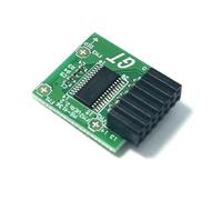 HSSDTECH Module TPM 2.0 SPI 14pin LPC SLB9665 Module de sécurité pour MSI MS-4136 X570-A Pro, Prestige X570 Creation, MAG X570 Tomahawk, Gaming Plus, ACE, GODLIKE - Mainboard Security Module