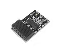 HSSDTECH TPM 2.0 LPC 14pin SLB9665 Module de sécurité pour ASUS ROG Strix B250I B250H Gaming, Z270-I Gaming, Z270H Z270G Z270F Z270E H270I Gaming, TUF Z270 Mark Mainboard Security Module GC-TPM 2.0