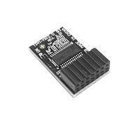 HSSDTECH TPM 2.0 LPC 14pin SLB9665 Module de sécurité pour ASUS ROG Strix Z390-E / Z390-F, ROG Strix B450-F / B450-E, ROG Strix TRX40-E / TRX40-XE Mainboard Security Module GC-TPM 2.0