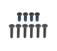 HSSDTECH Vis de boîtier de sol pour Lenovo LOQ 15IRX9 83DV LOQ 15AHP9 83DX LOQ 15IAX9I 83FQ LOQ 15IAX9 83GS LOQ 15ARP9 83JC 10 pièces Noir Boîtier inférieur Vis