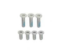HSSDTECH Vis de Fond de châssis pour Lenovo IdeaPad 5 2-en-1 16AHP9 83DS IdeaPad 5 2-en-1 16IRU9 83DU IdeaPad 5 2-en-1 16AKP10 83KU IdeaPad 5 2-en-1 16IAL10 83KS Silver Bottom Case Screws