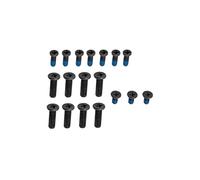 HSSDTECH Vis de socle noires pour dell inspiron 3565 3567 3573 3576 (8 vis épaisses + 7 vis longues + 3 vis courtes) 18 pièces