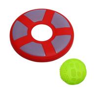 hssopa Jouets phosphorescents, disque volant pour chien, balle pour chien, jouets interactifs pour chien, jouet indestructible, balle Chuck it phosphorescente